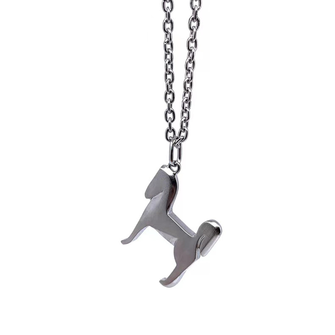 Hermes Panache Pendant 18K Gold Necklace