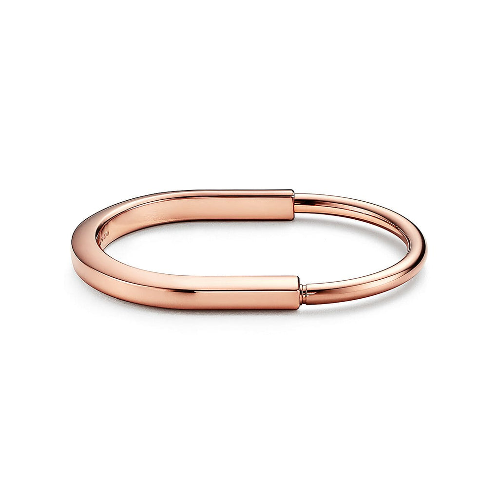 Tiffany Lock Bangle 18K Gold Bracelet