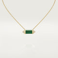 Les Berlingots De Malachite 18K Gold Necklace