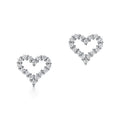 Tiffany Heart Diamonds 18K Gold Earrings