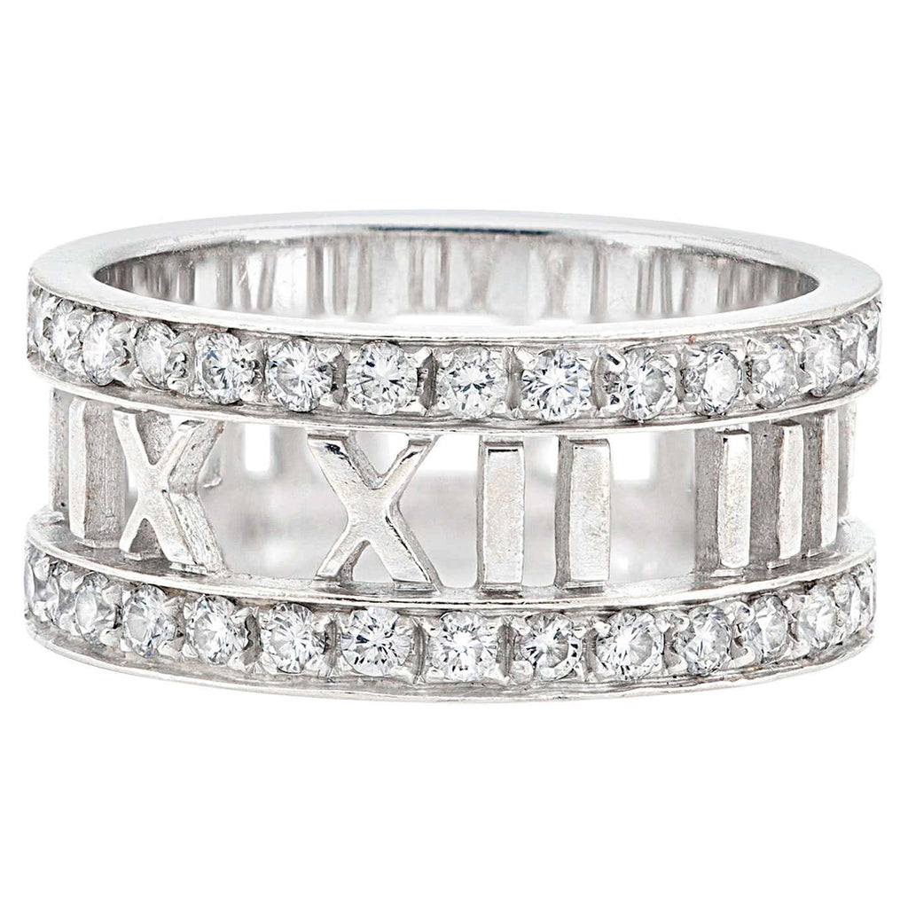 Tiffany Atlas Open Diamond 18K Gold Ring