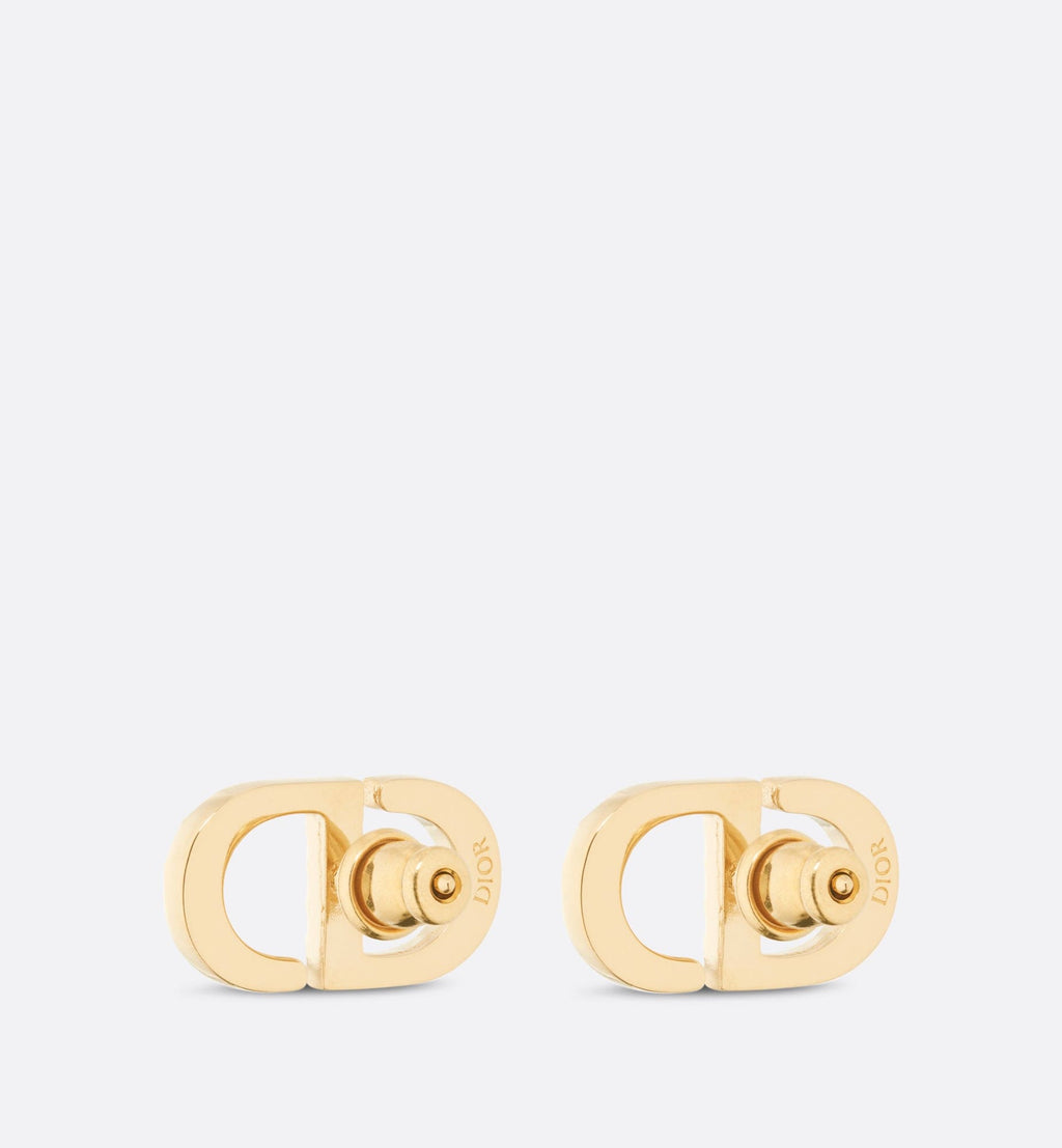 Dior Petit Stud 18K Gold Earrings