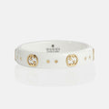 Gucci Double Icon White Zirconia 18K Gold Ring