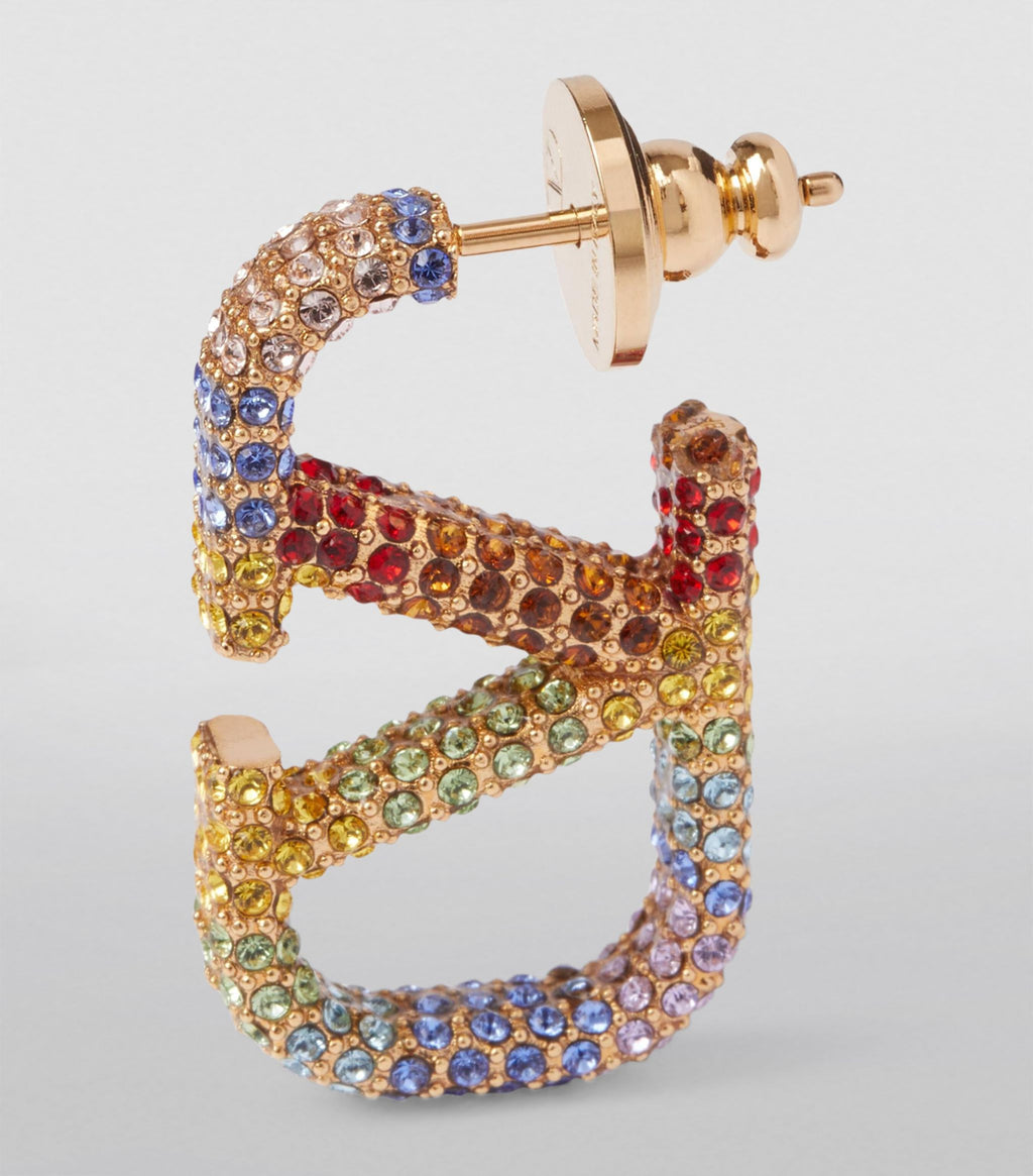 Valentino Valentino Signature 18K Gold Earrings