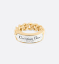 Dior Couture Chain Link 18K Gold Ring