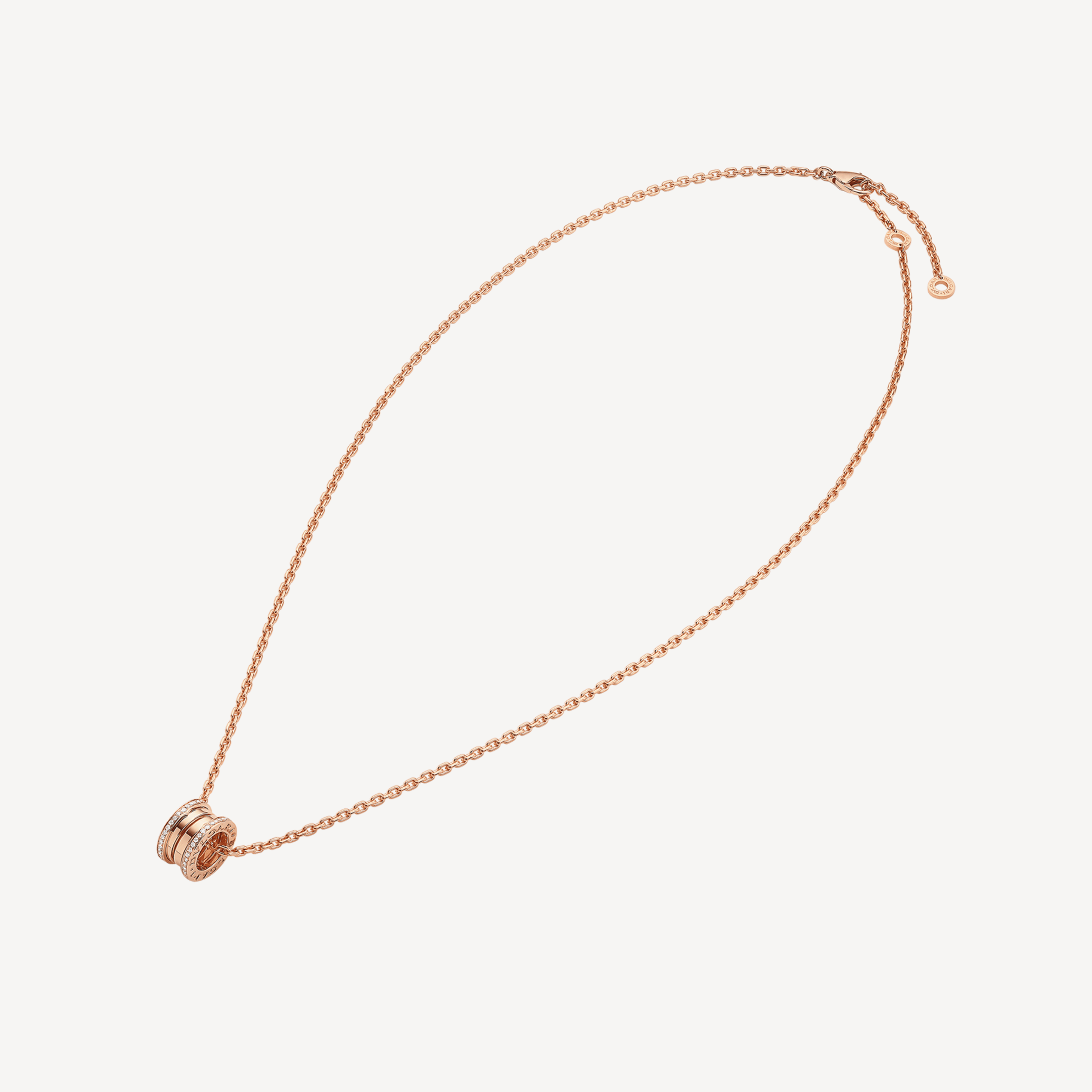 B.zero1 Pave Diamonds 18K Gold Necklace