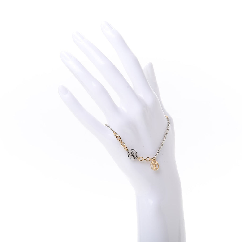 Louis Vuitton Logomania 18K Gold Bracelet