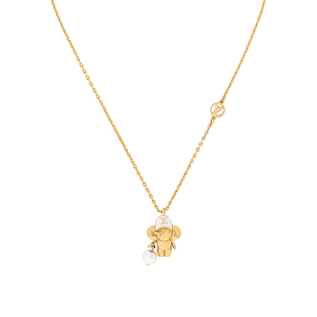 Louis Vuitton Vivienne 18K Gold Necklace