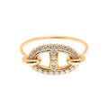 Hermes Farandole Diamond 18K Gold Ring
