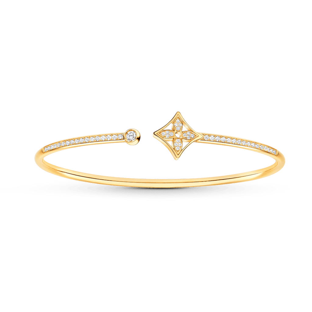 Louis Vuitton Idylle Blossom Twist 18K Gold Bracelet