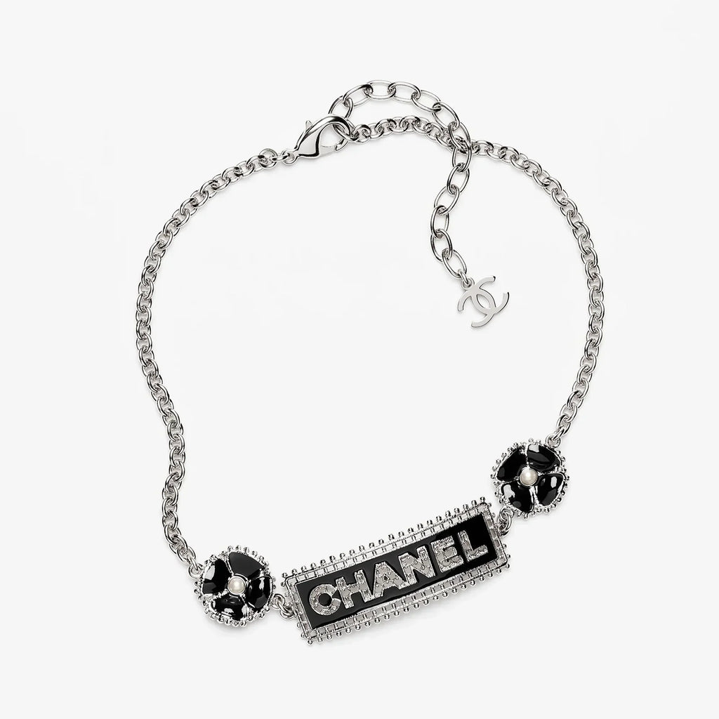 Chanel Resin Diamonds 18K Gold Necklace