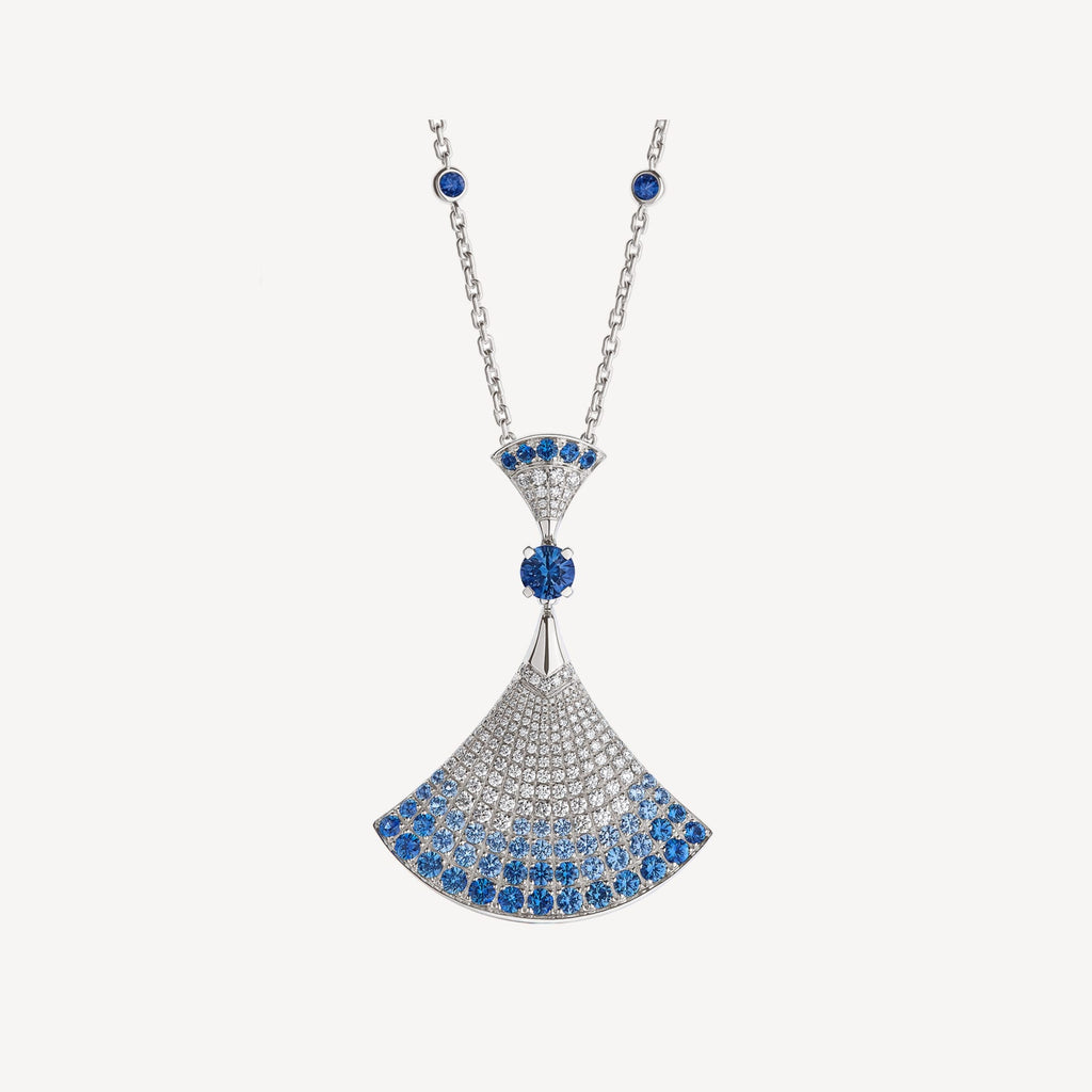 Bvlgari DIVAS' DREAM Blue Diamonds 18K Gold Necklace