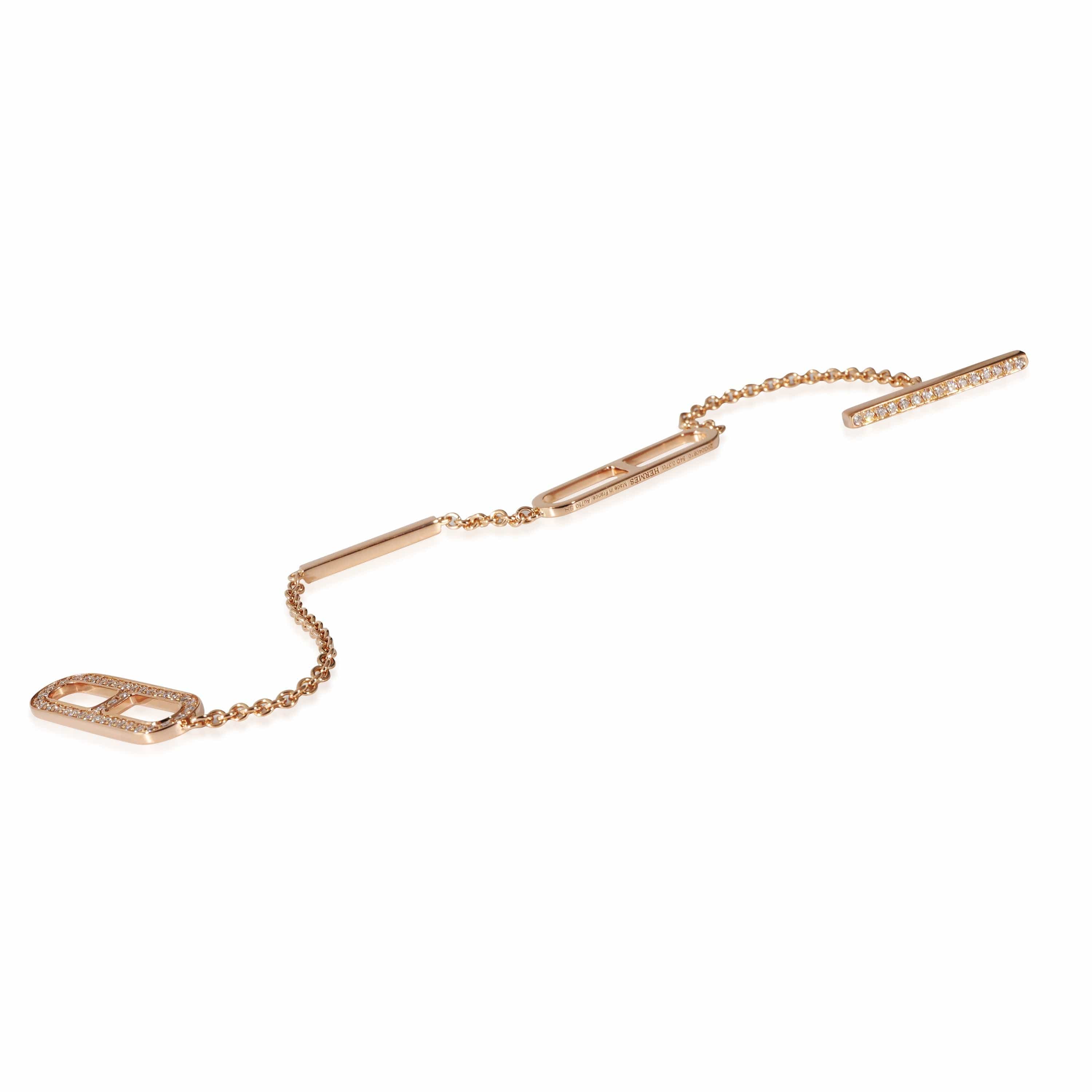Hermes Ever Chaine D'ancre 18K Gold Bracelet