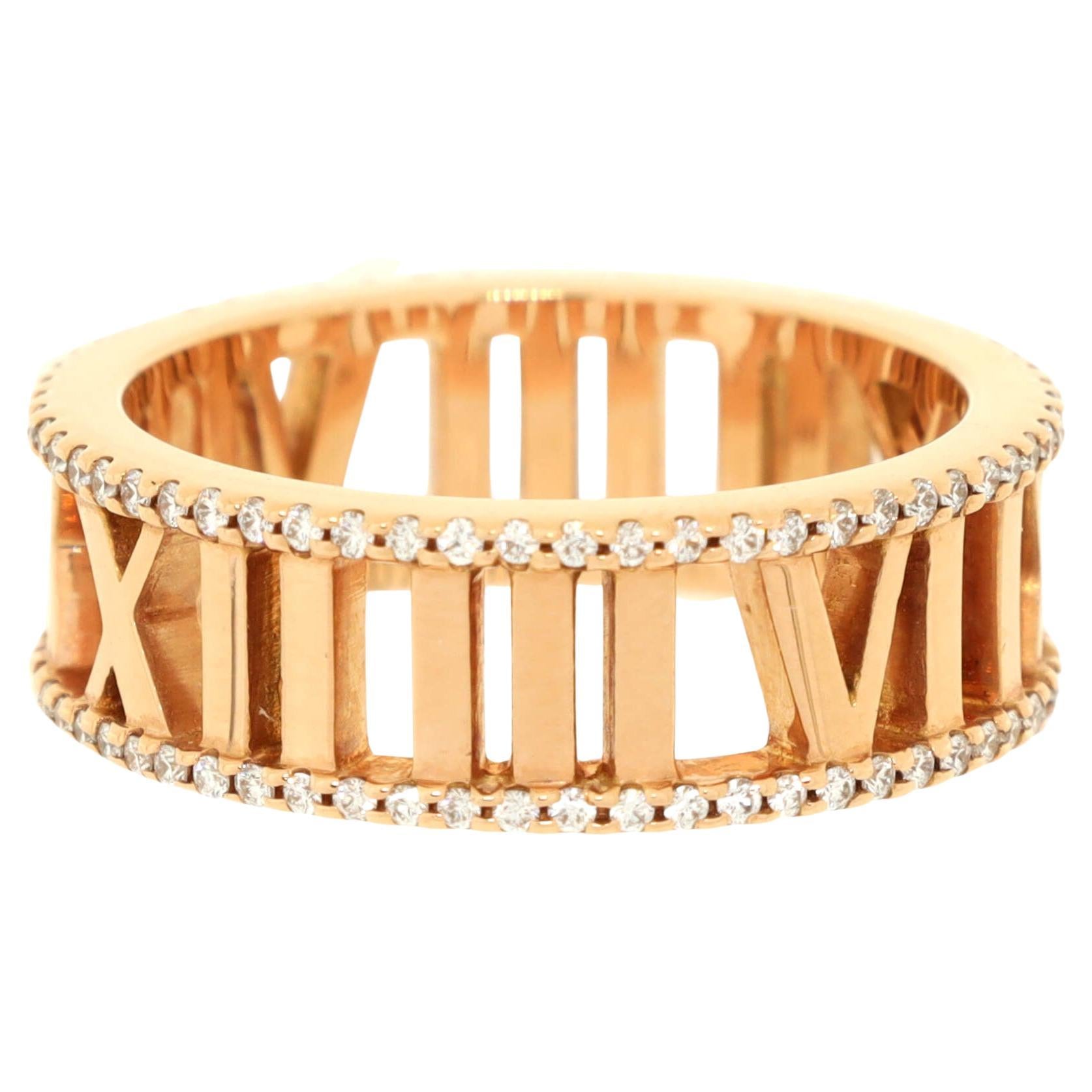 Tiffany Atlas Diamond 18K Gold Ring