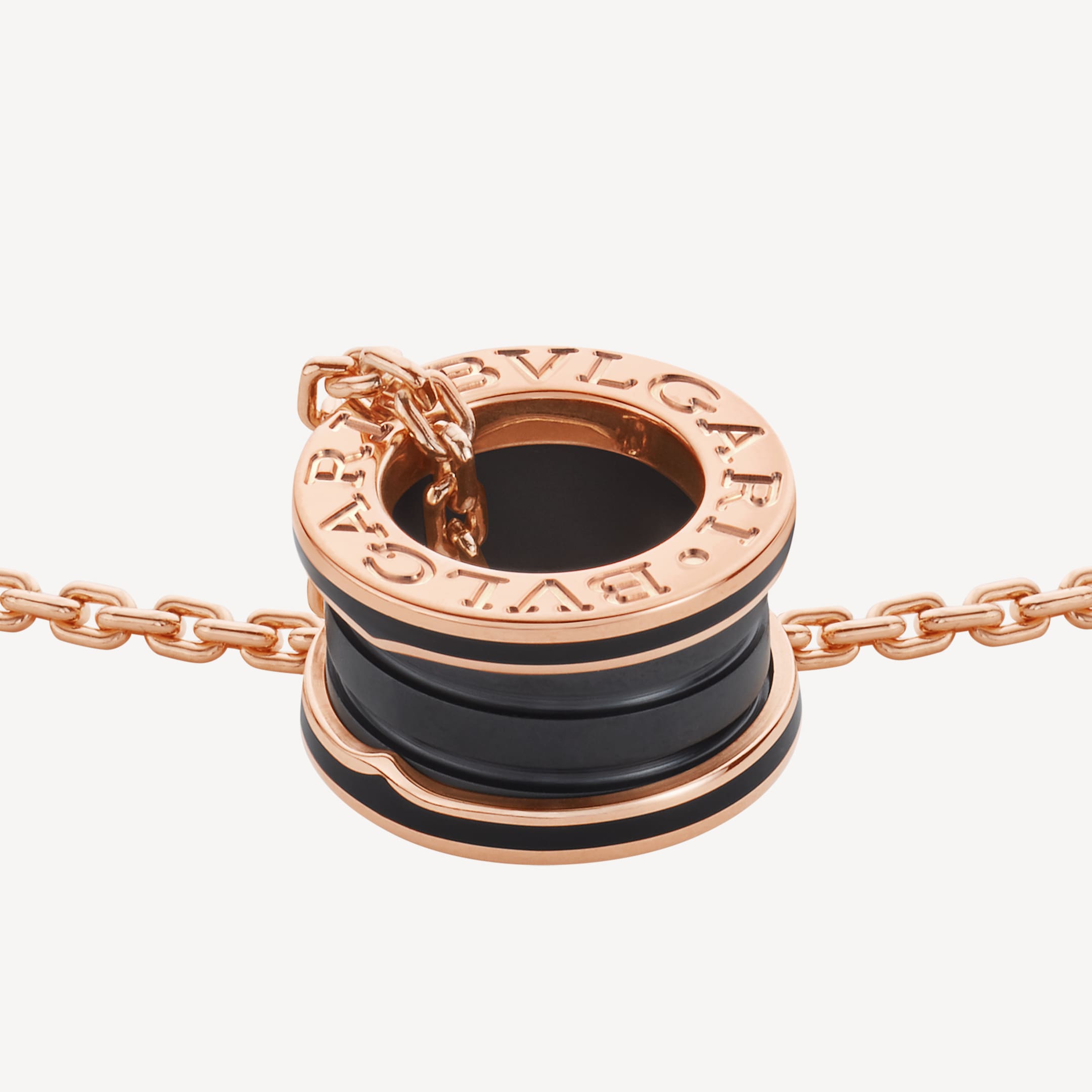 B.zero1 Black Ceramic 18K Gold Necklace