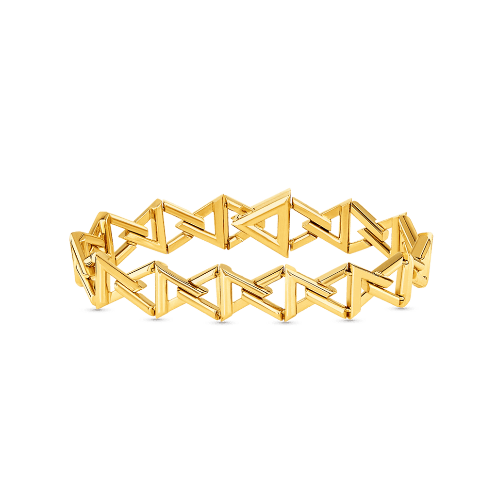 Louis Vuitton Volt Curb Chain Large 18K Gold Bracelet