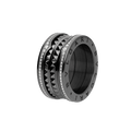 B.zero1 Black Ceramic 18K Gold Ring