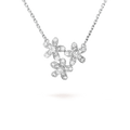 Three Flowers Socrate 18K Gold Necklace