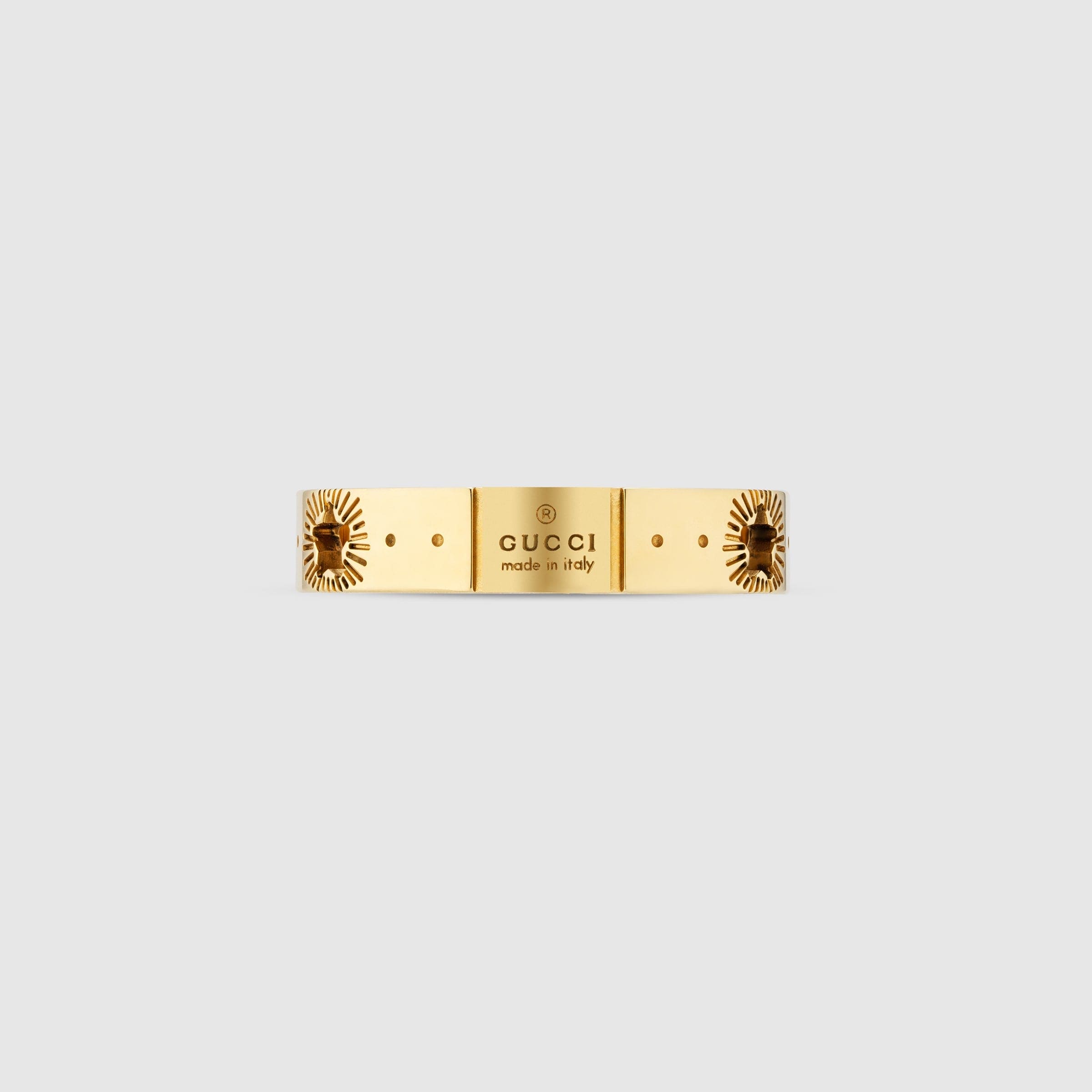 Gucci Double Icon 18K Gold Ring