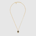 Gucci Double Blondie Pendant 18K Gold Necklace
