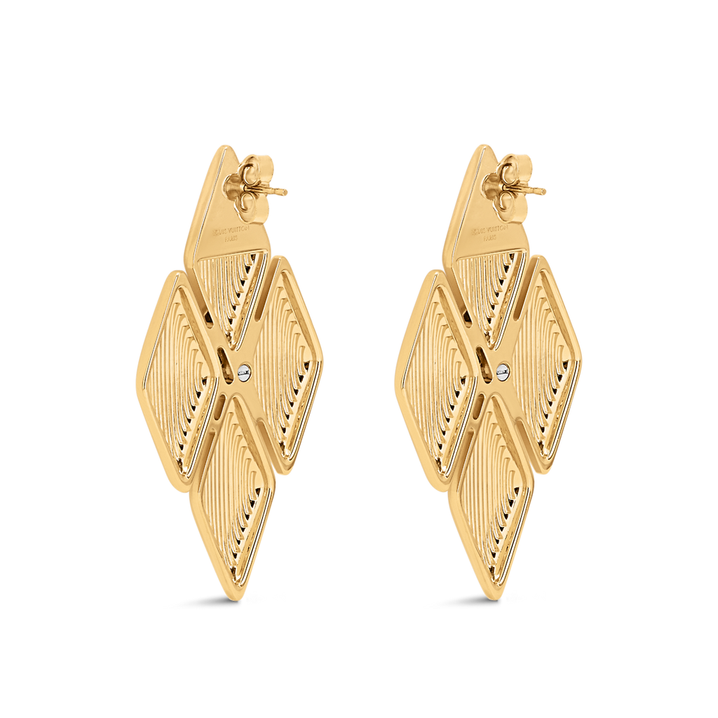 Louis Vuitton GO-14 18K Gold Earrings