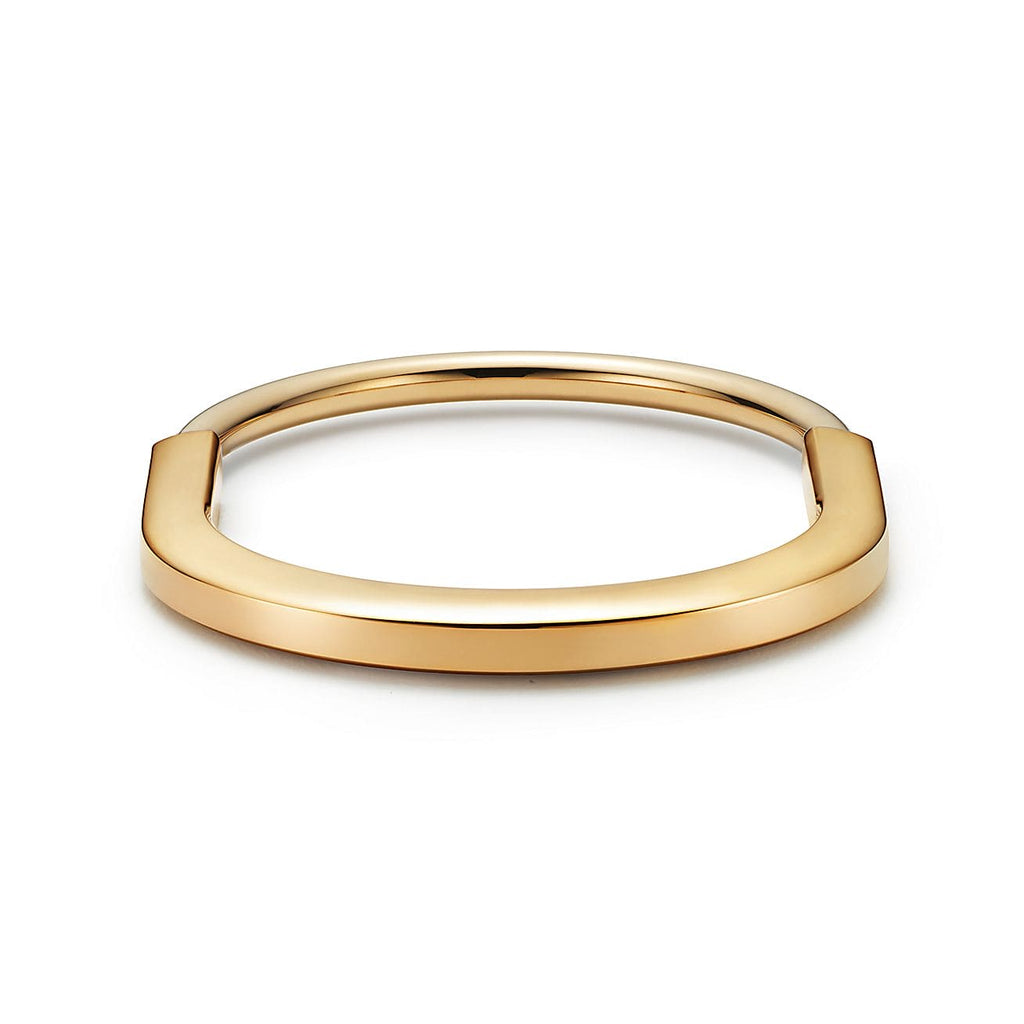 Tiffany Lock Bangle 18K Gold Bracelet
