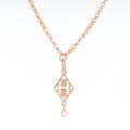 Hermes Gambade Pendant 18K Gold Necklace
