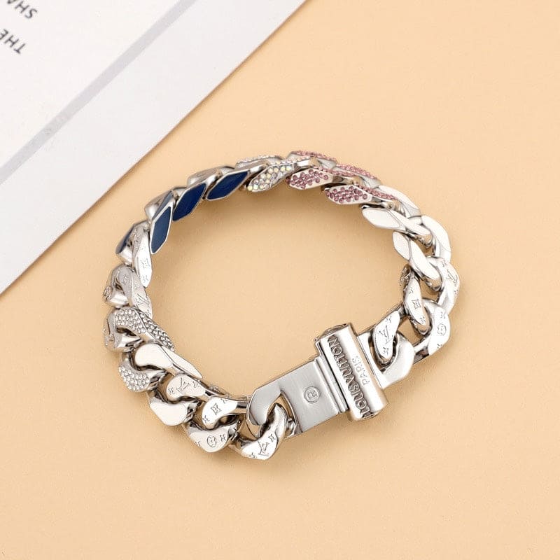 Louis Vuitton Chain Links Patches 18K Gold Bracelet