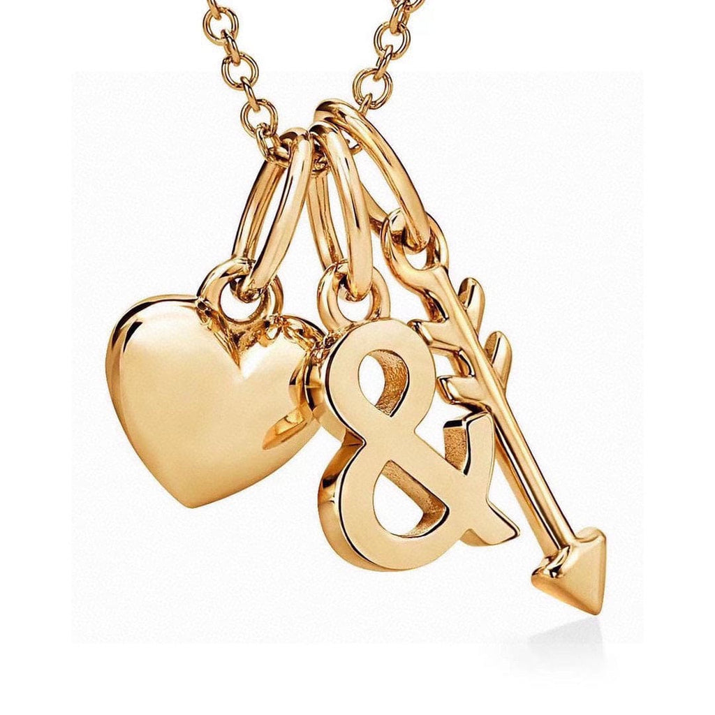 Tiffany Wine and Dine Pendant 18K Gold Necklace