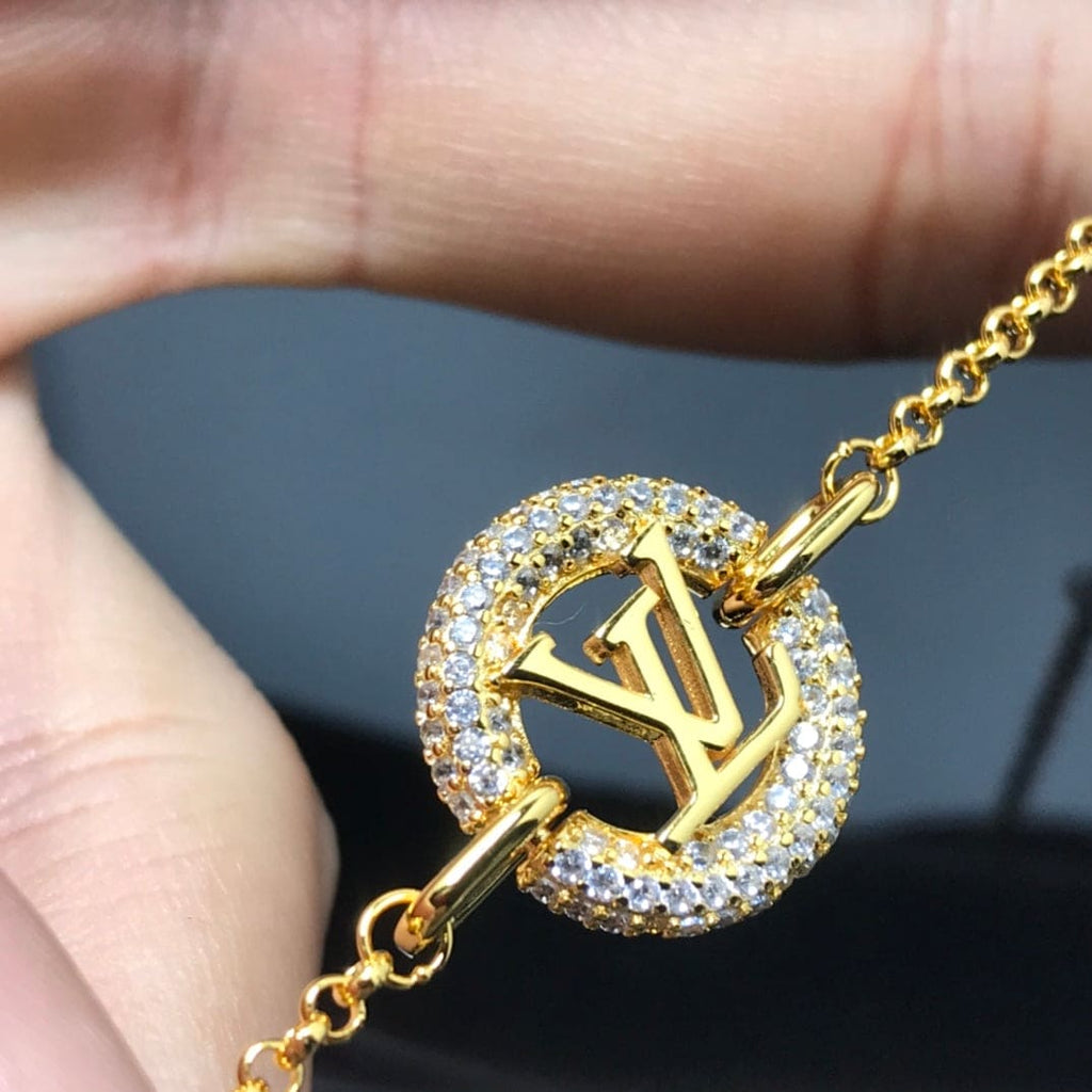 Louis Vuitton Vintage Diamonds 18K Gold Bracelet