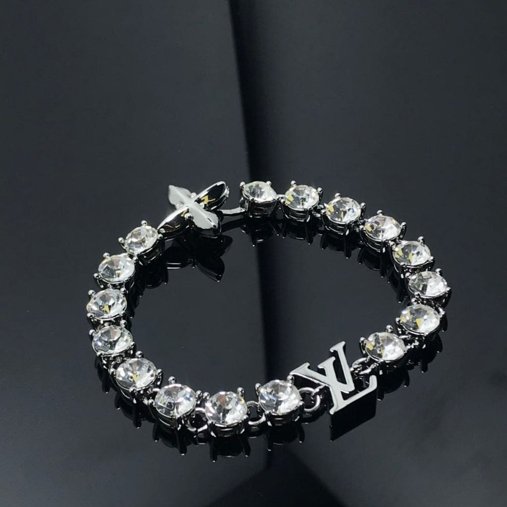 Louis Vuitton Crystals 18K Gold Bracelet