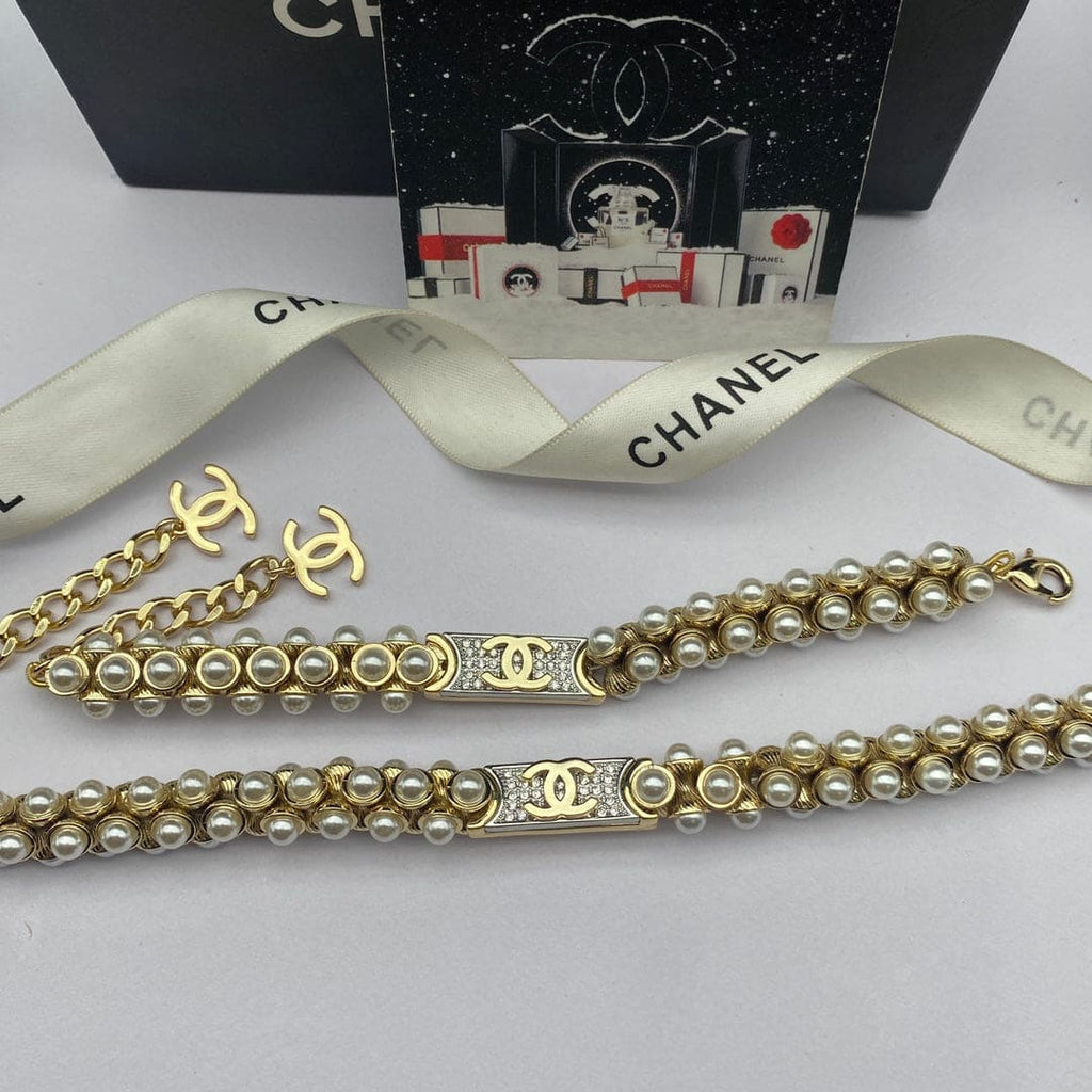 Chanel Pearls Chain 18K Gold Necklace