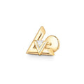 Louis Vuitton Volt One 18K Gold Earrings