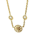 Dior Rose Des Vents Vintage 18K Gold Necklace