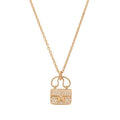 Hermes Amulettes Constance Pendant 18K Gold Necklace