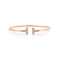 Tiffany Diamond Wire 18K Gold Bracelet