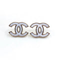 Chanel Marble 18K Gold Earrings