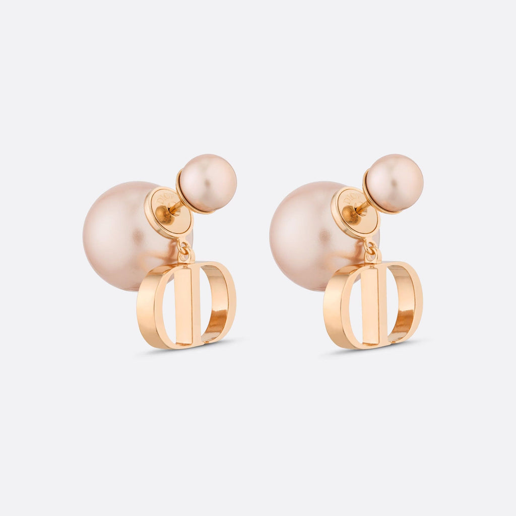 Tribales Pink Pearl 18K Gold Earrings