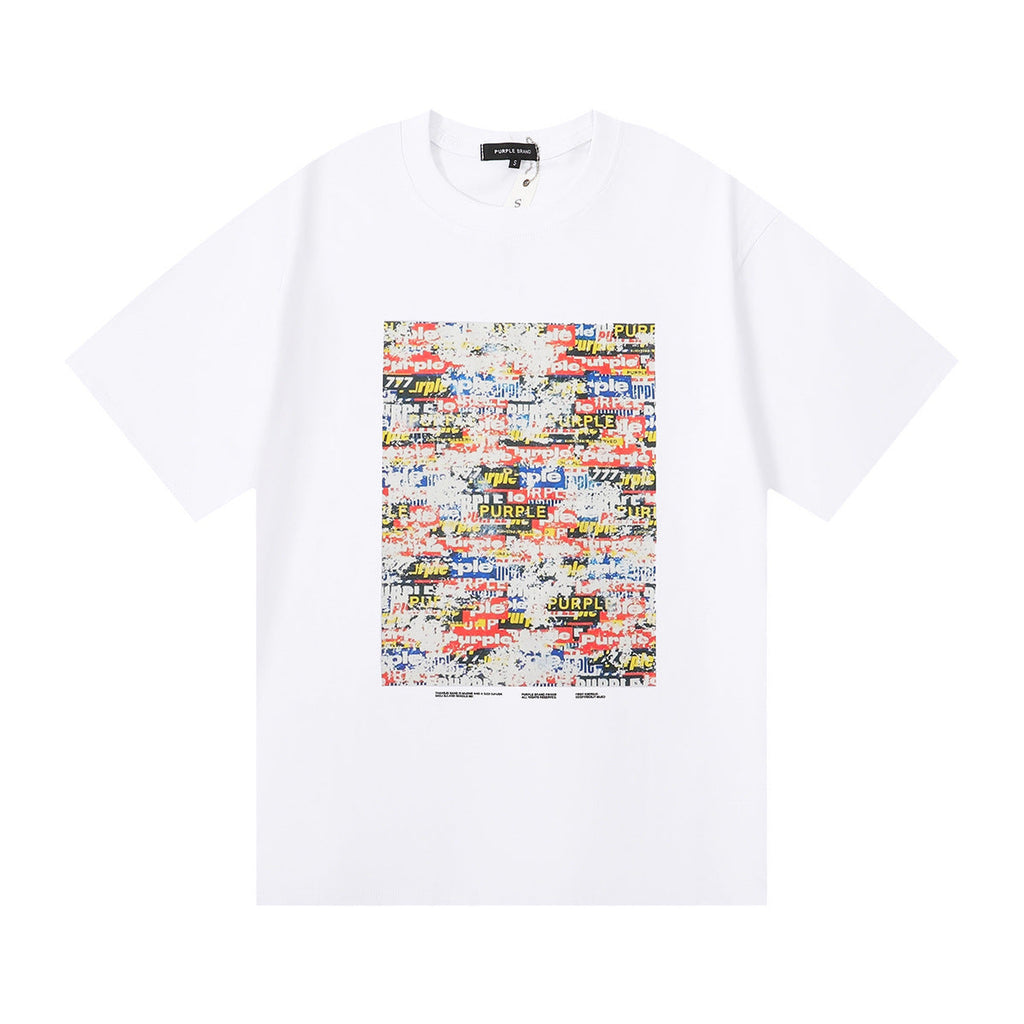 PURPLE  fashion T-shirt