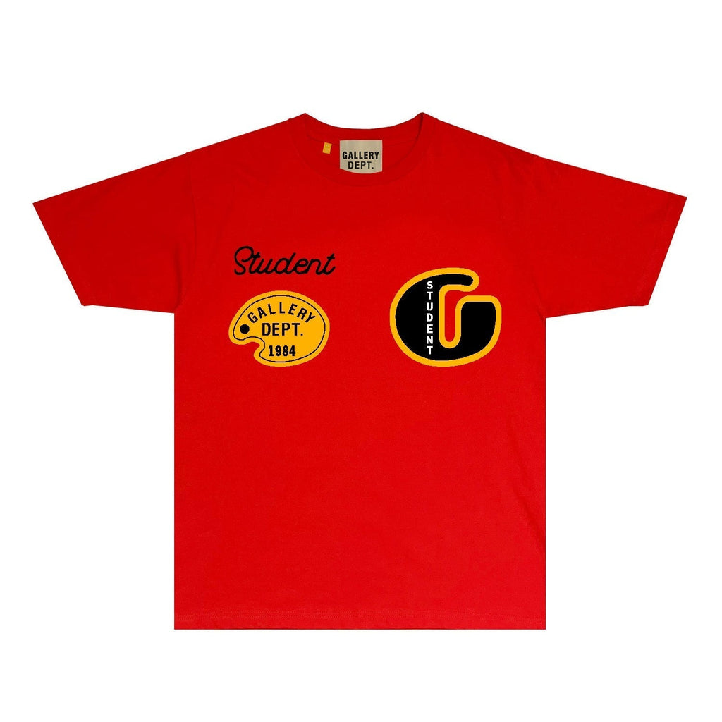 Gallery Dept T Shirt Retro Printed Loose Short-Sleeved Shirt (part2)
