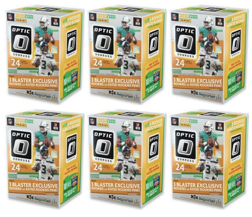2020 Panini Donruss Optic Football Blaster Box (Pink Parallels) 6x Lot
