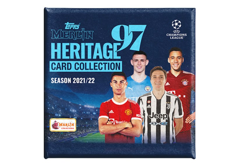 2021-22 Topps Merlin 97 Heritage UEFA Champions League Soccer Hobby Box