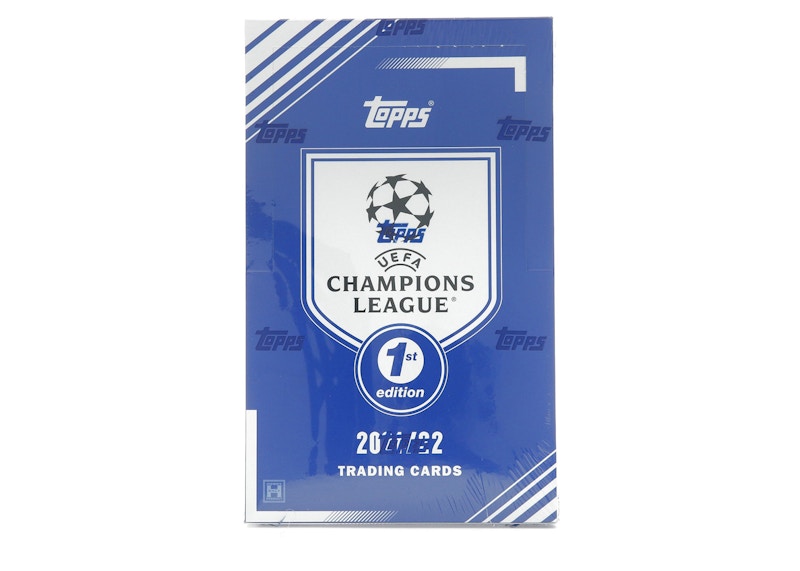 2021-22 Topps UEFA Champions League Soccer 1st Edition Hobby Box