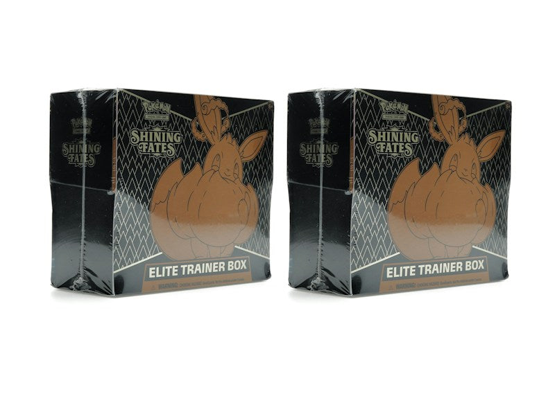 Pok¨¦mon TCG Sword & Shield Shining Fates Elite Trainer Box 2X Lot