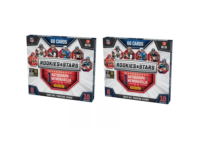 2023 Panini Rookies and Stars Football Mega Box 2x Lot