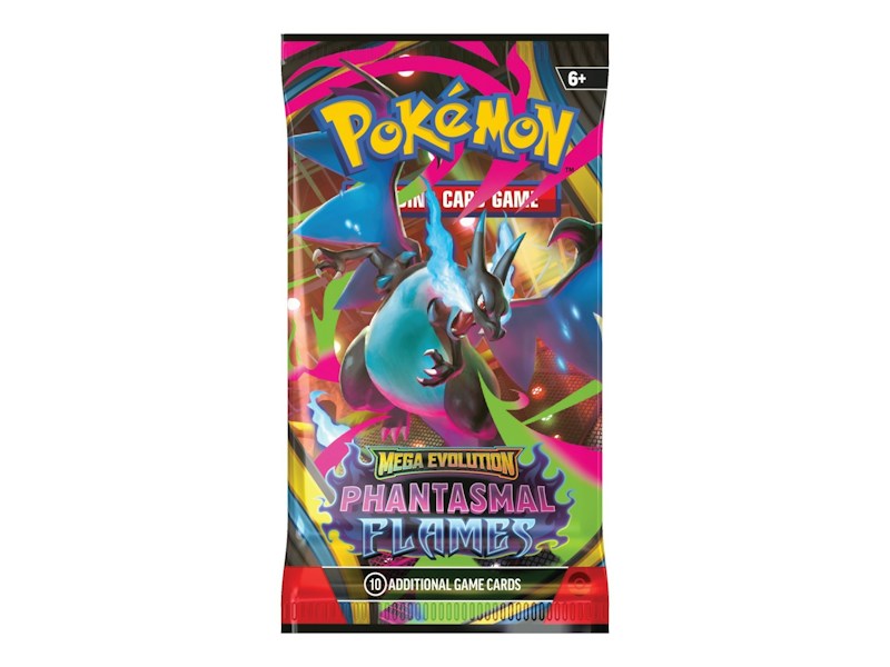 2025 Pok¨¦mon Mega Evolution Phantasmal Flames Mega Charizard X Booster Pack