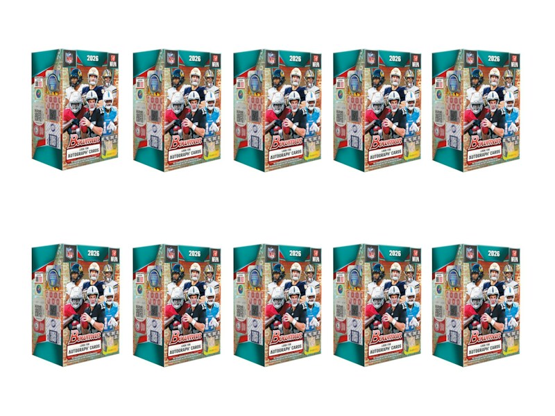 2026 Bowman Football Value Box 10x Lot