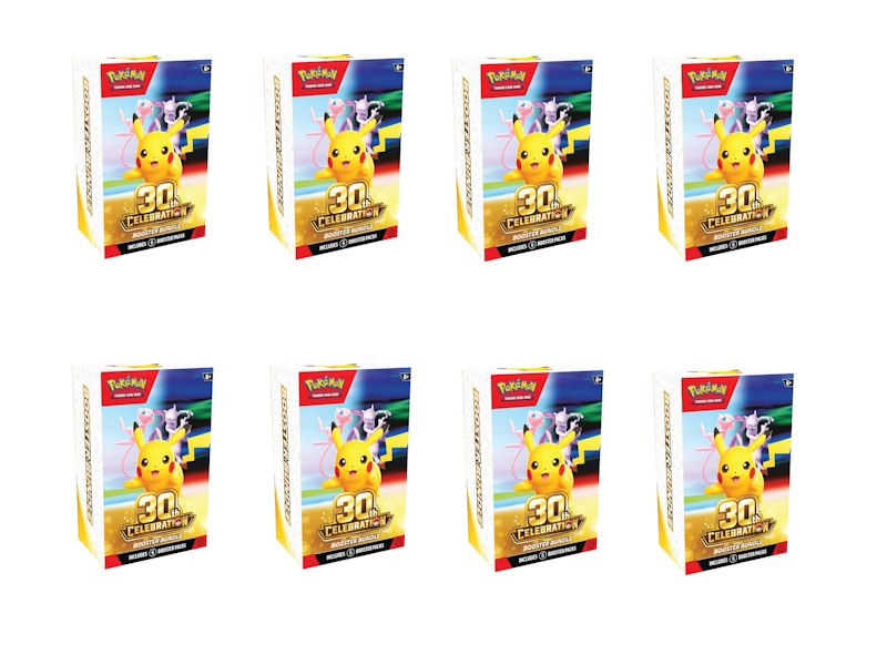2026 Pok¨¦mon Mega Evolution 30th Celebration Booster Bundle 8x Lot
