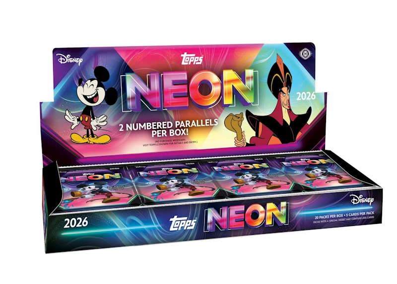 2026 Topps Disney Neon Hobby Box