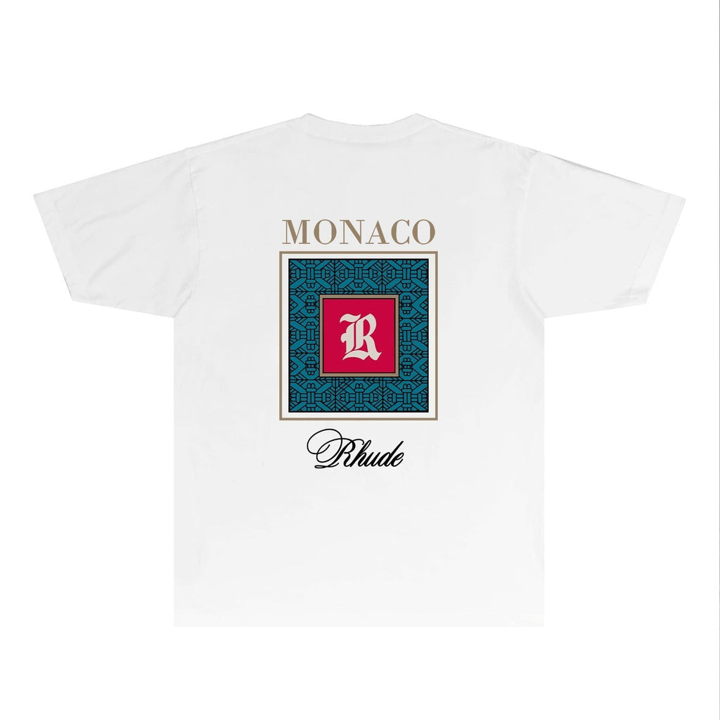 Rhude T-shirts Printed Trendy Pure Cotton